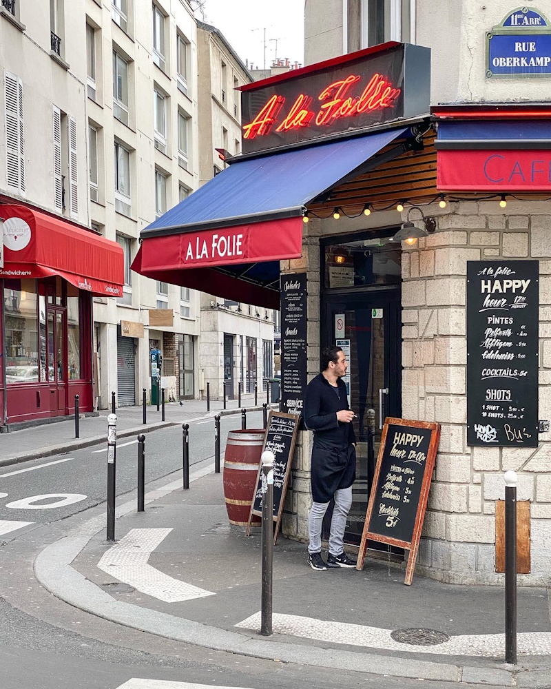 Oberkampf, Paris - IG post by @patrickcolpron